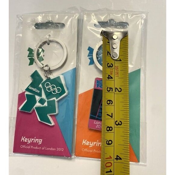 Official London 2012 Olympic Key Chain Lot 2 Big Ben & Games Logo - Picture 2 of 8